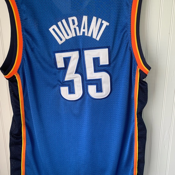 Adidas ClimaCool (XXL) Kevin Durant #35 Oklahoma City Basketball Jersey - Picture 7 of 7